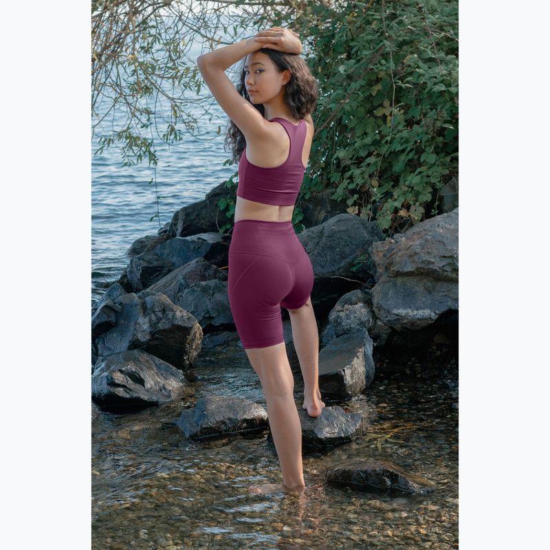 Trainingsshorts Damen Girlfriend Collective Compressive plum 9