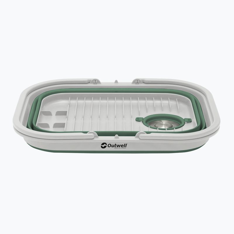 Outwell Collaps Washing Base Griff und Deckel Faltschüssel grün-grau 651131 2