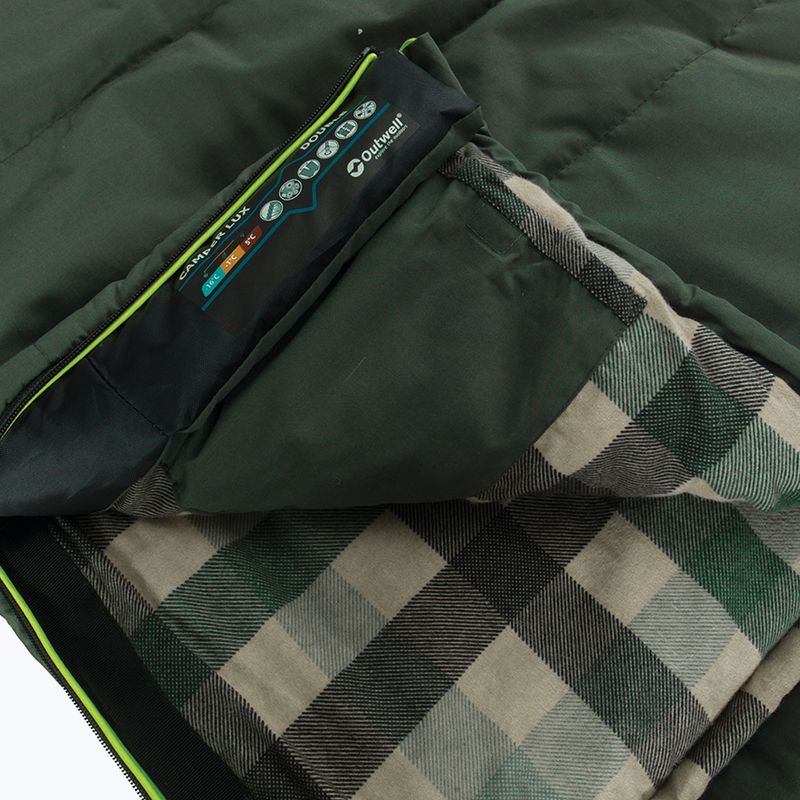 Outwell Camper Lux Double Schlafsack grün 230394 9