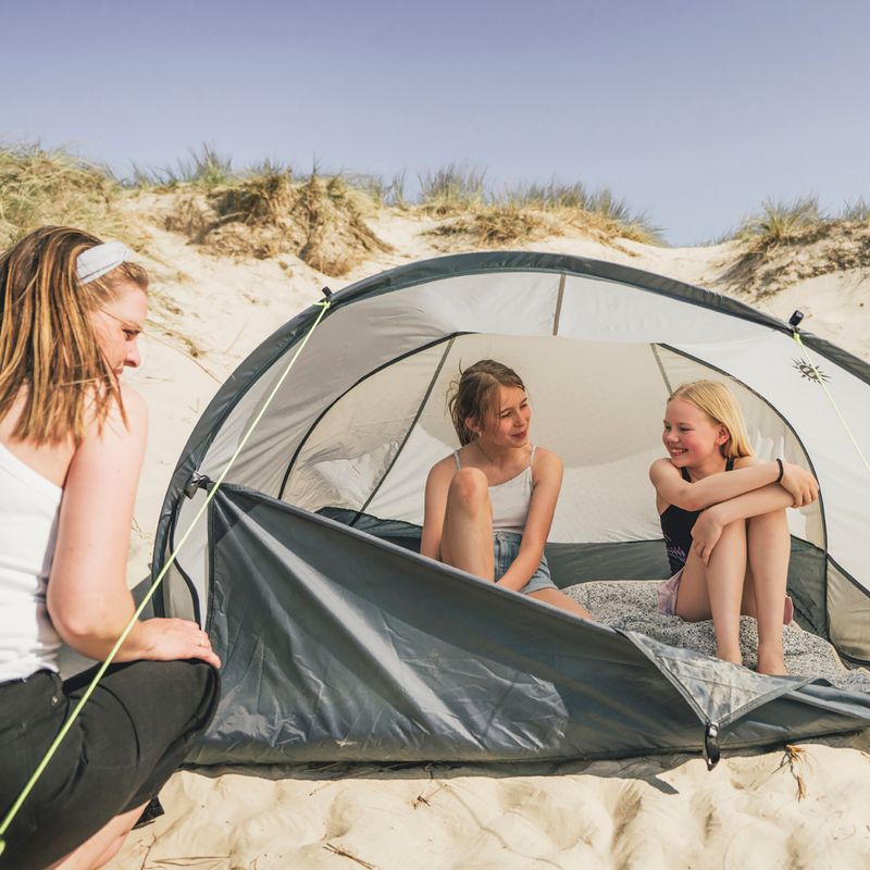 Strandschutz-Zelt Outwell Eastbourne Beach Shelter light grey 10