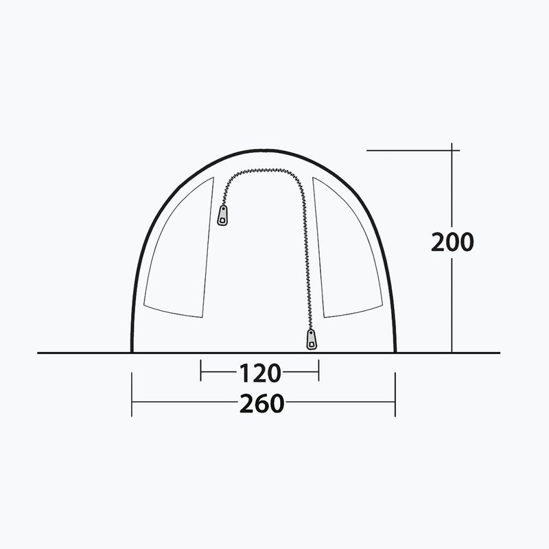 4-Personen-Campingzelt Outwell Sky 4 blue 8
