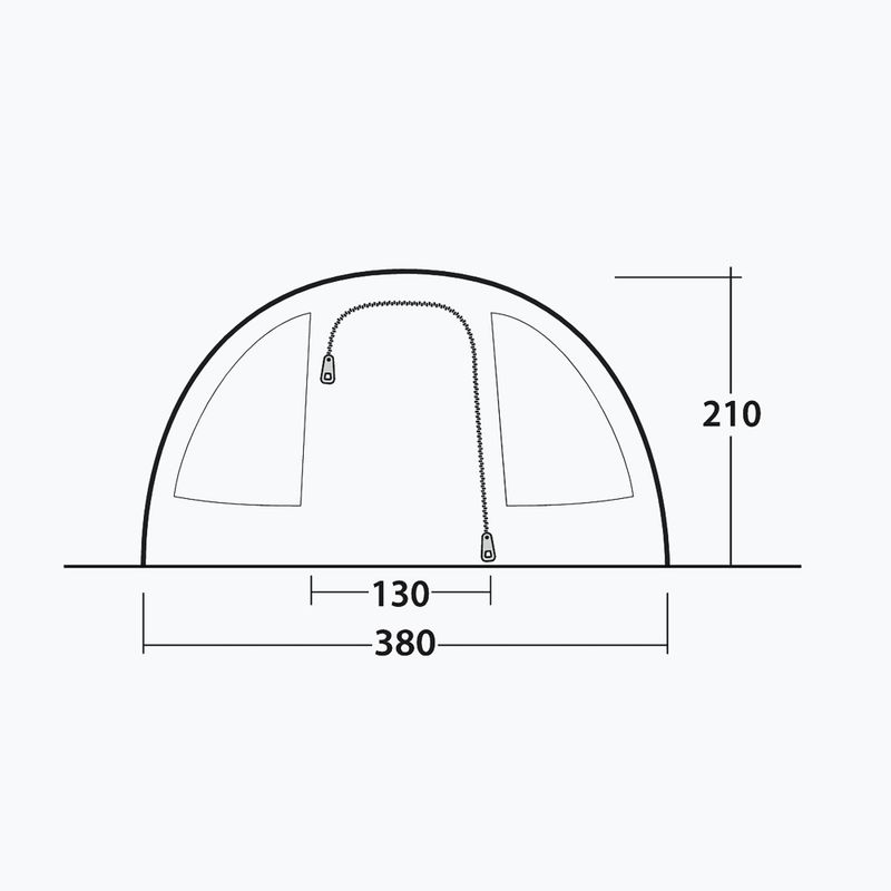 6‑Personen-Campingzelt Outwell Sky 6 blue 6