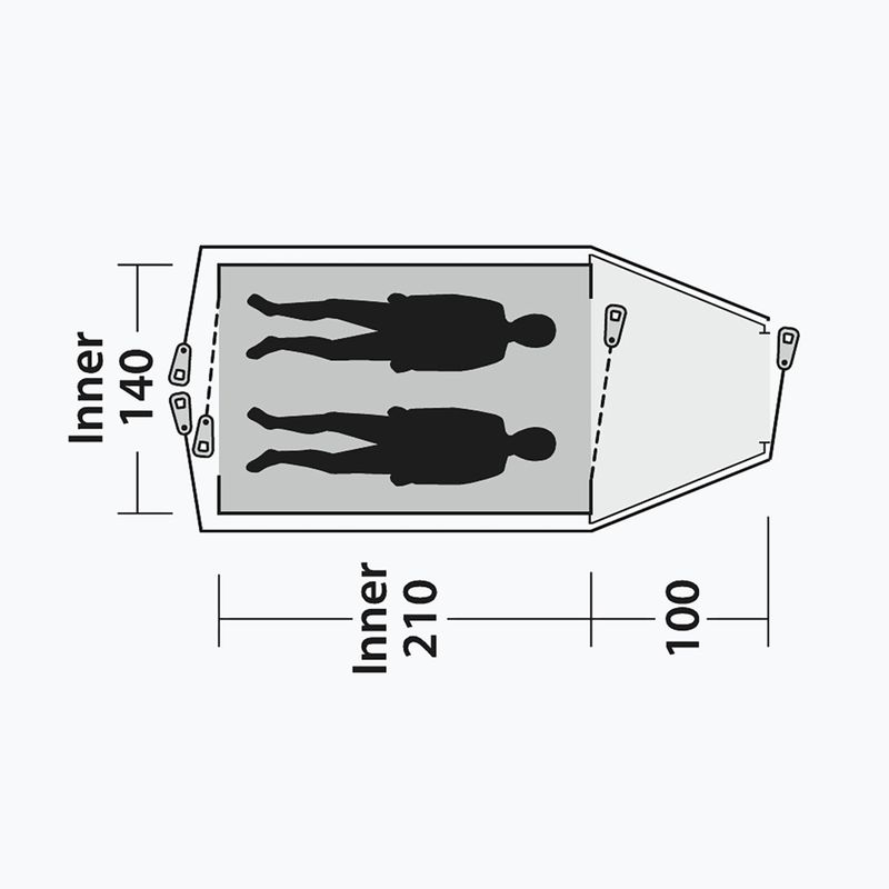 Campingzelt 2-osobowy Outwell Cloud 2 green/gray 13