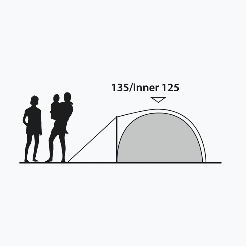 Campingzelt 4-osobowy Outwell Cloud 4 green/gray 9