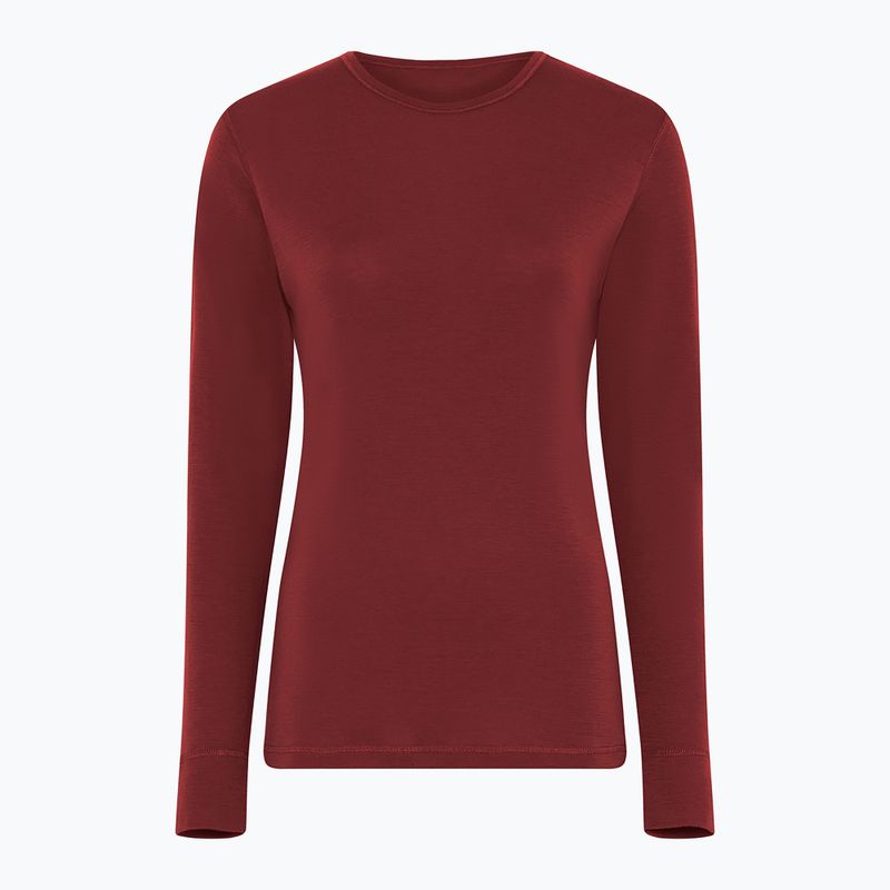 Damen-Funktionssweatshirt Dovre Wool burgundy 3