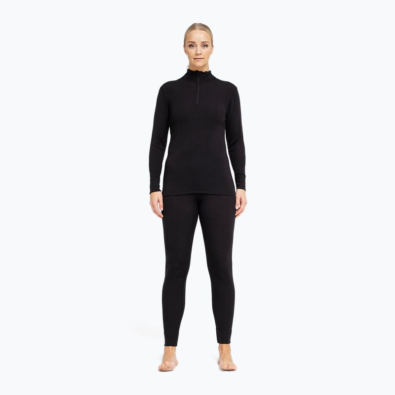 Damen-Funktionssweatshirt Dovre Wool Zip black 2
