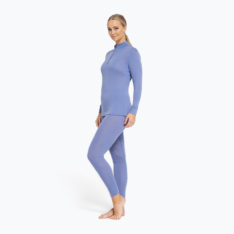 Damen-Funktionssweatshirt Dovre Wool Zip blue 3