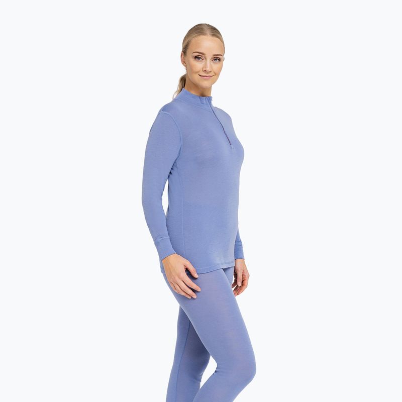 Damen-Funktionssweatshirt Dovre Wool Zip blue 4