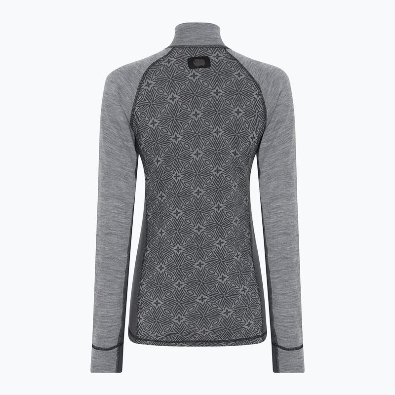 Damen-Funktionssweatshirt Dovre Wool Organic Half Zip grey 6
