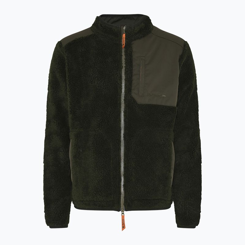 Fleecejacke für Herren Dovre Teddy Fleece green 3