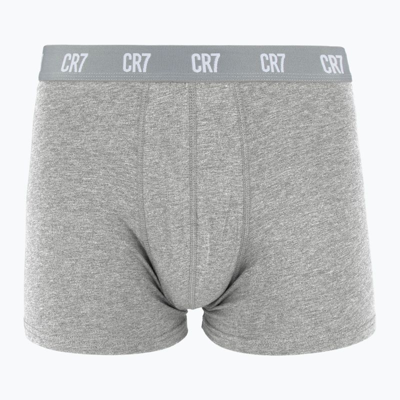 Boxershorts Herren CR7 Basic Trunk 3 Paar white/ greymelange/ black 3