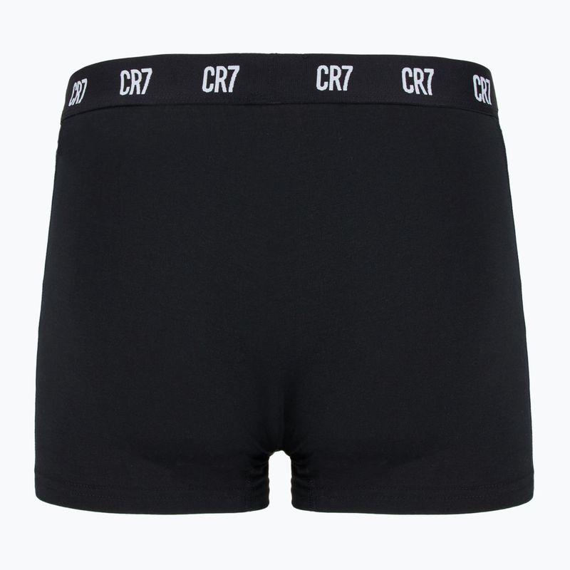 Boxershorts Herren CR7 Basic Trunk 3 Paar white/ greymelange/ black 5