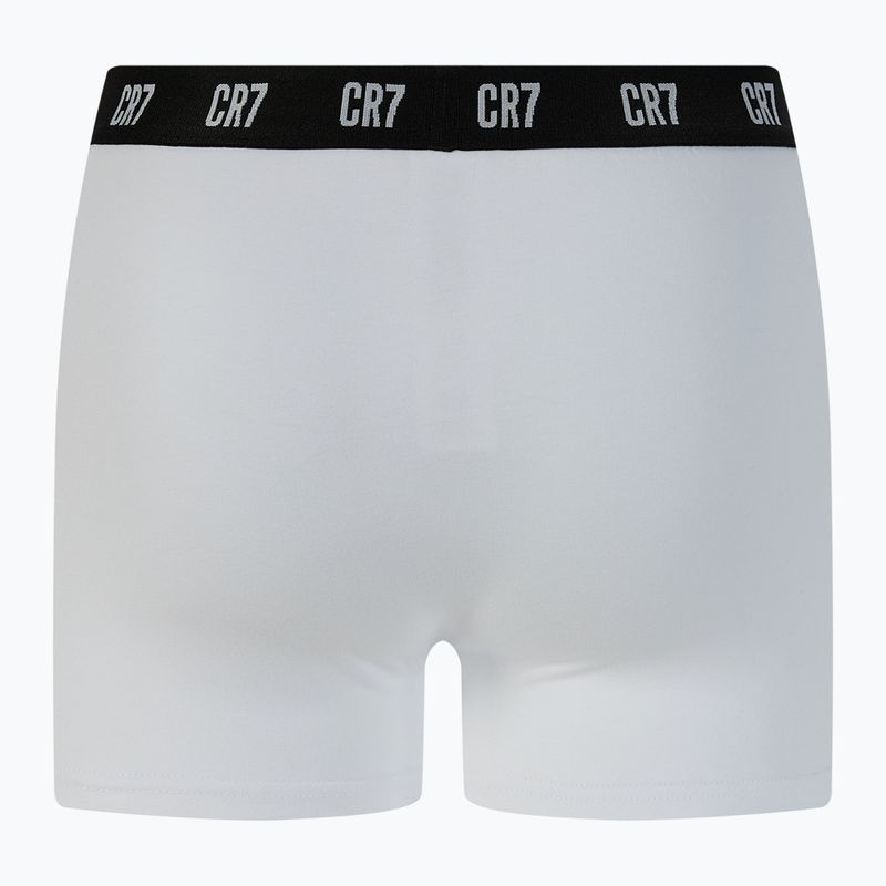 Boxershorts Herren CR7 Basic Trunk 5 par black/dark grey/grey/white 3