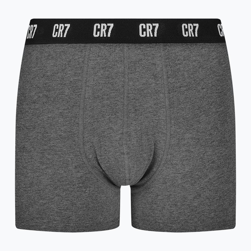 Boxershorts Herren CR7 Basic Trunk 5 par black/dark grey/grey/white 6
