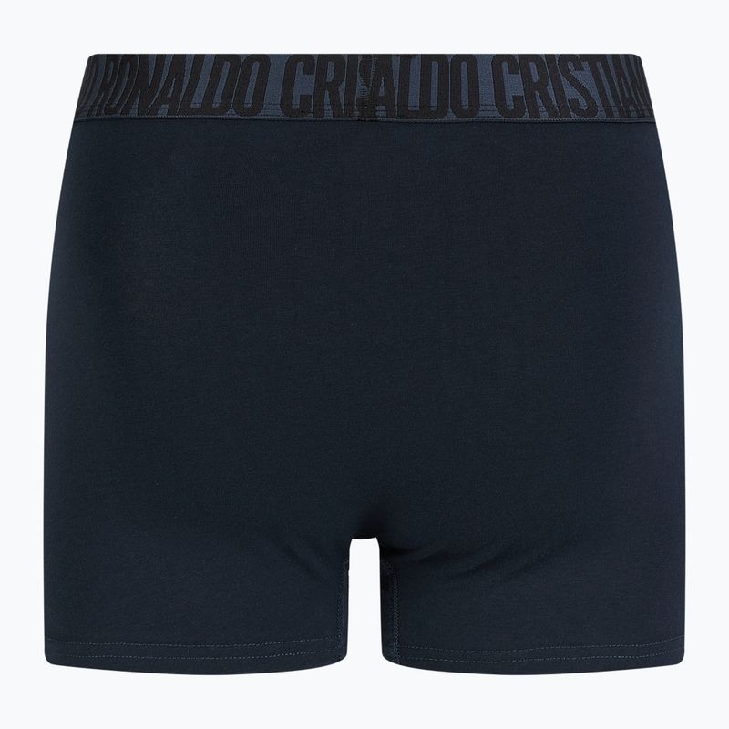 Herren CR7 Basic Trunk Boxershorts 3 Paar blau/navy 9