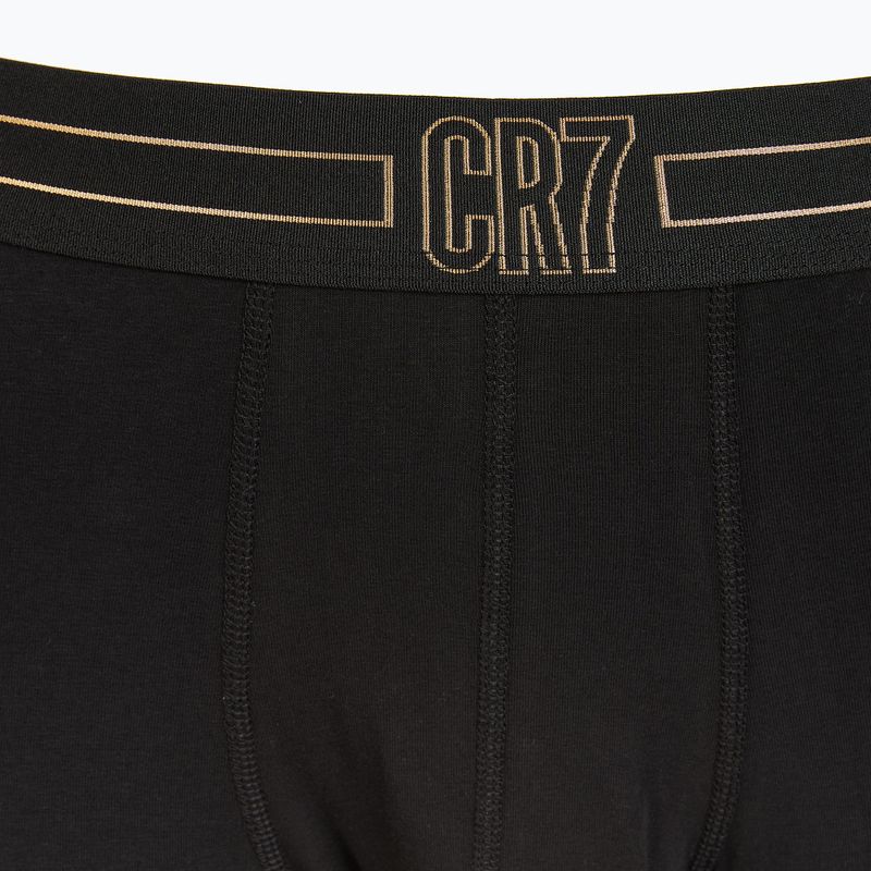 Herren CR7 Basic Trunk Boxershorts 5 Paar schwarz/gold 4