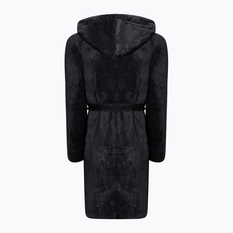 Herren CR7 Bademantel schwarz 2