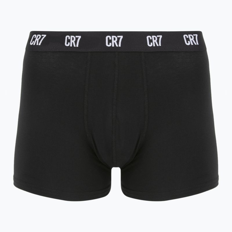 Men's CR7 Basic Trunk Boxershorts 5 Paar schwarz/weiß