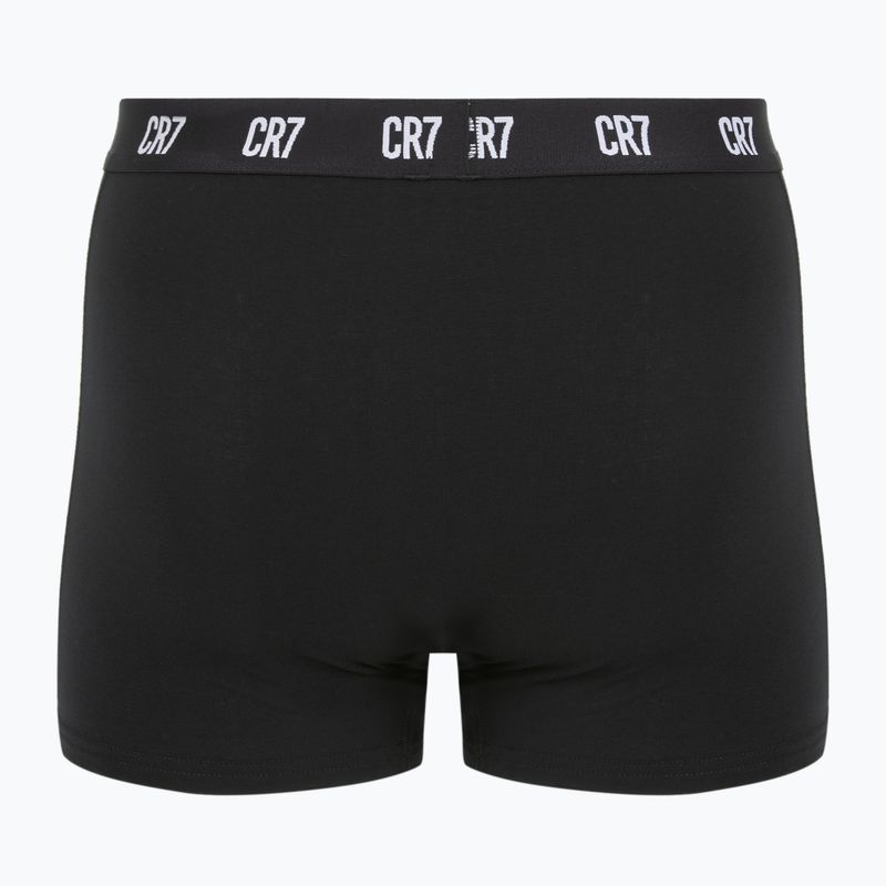 Men's CR7 Basic Trunk Boxershorts 5 Paar schwarz/weiß 2