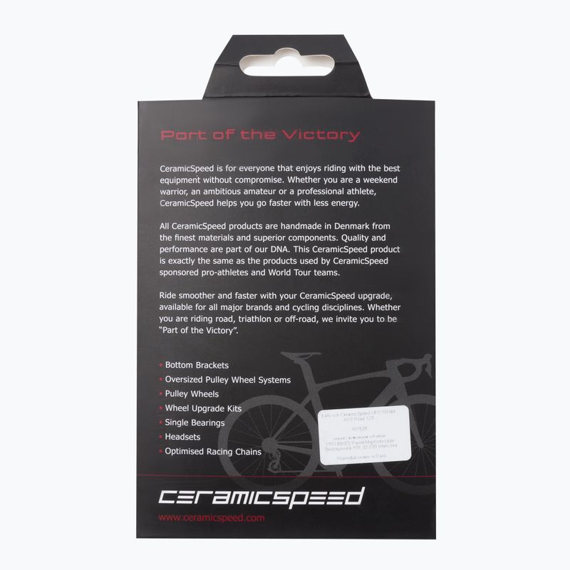 CeramicSpeed UFO Fahrradkette SRAM AXS Road 12S silber 107529 2