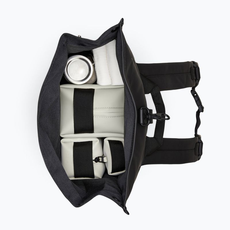 Cityrucksack Rains Rucksack Rolltop 13 + 4 l black 3