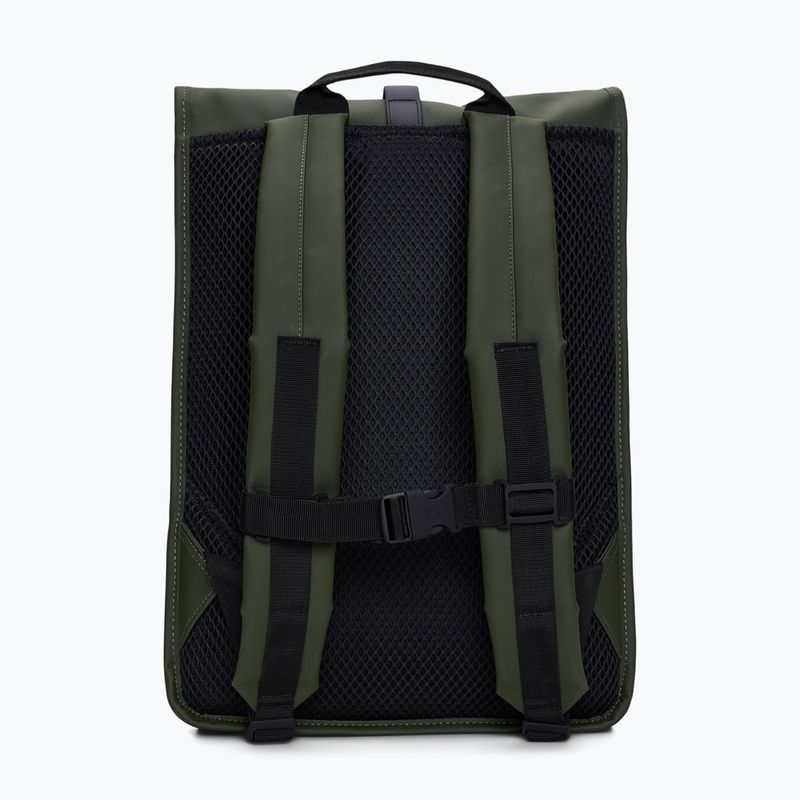 Cityrucksack Rains Rucksack Rolltop 13 + 4 l green 2