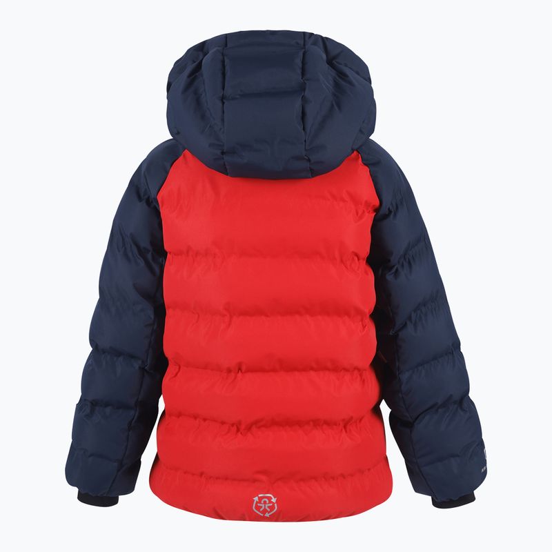Skijacke Kinder Color Kids Ski Jacket Quilted AF 1. rot-schwarz 74695 3