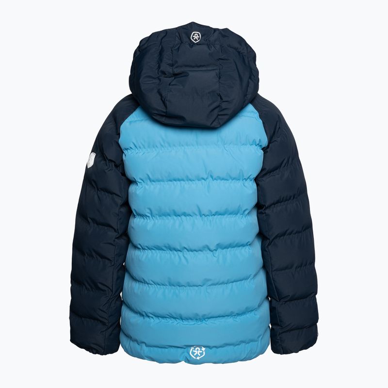 Skijacke Kinder Color Kids Ski Jacket Quilted AF 1. blauschwarz 74695 2