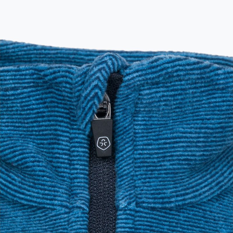 Kinder Ski-Sweatshirt Color Kids Fleece Pulli Striped dunkelblau 74769 4