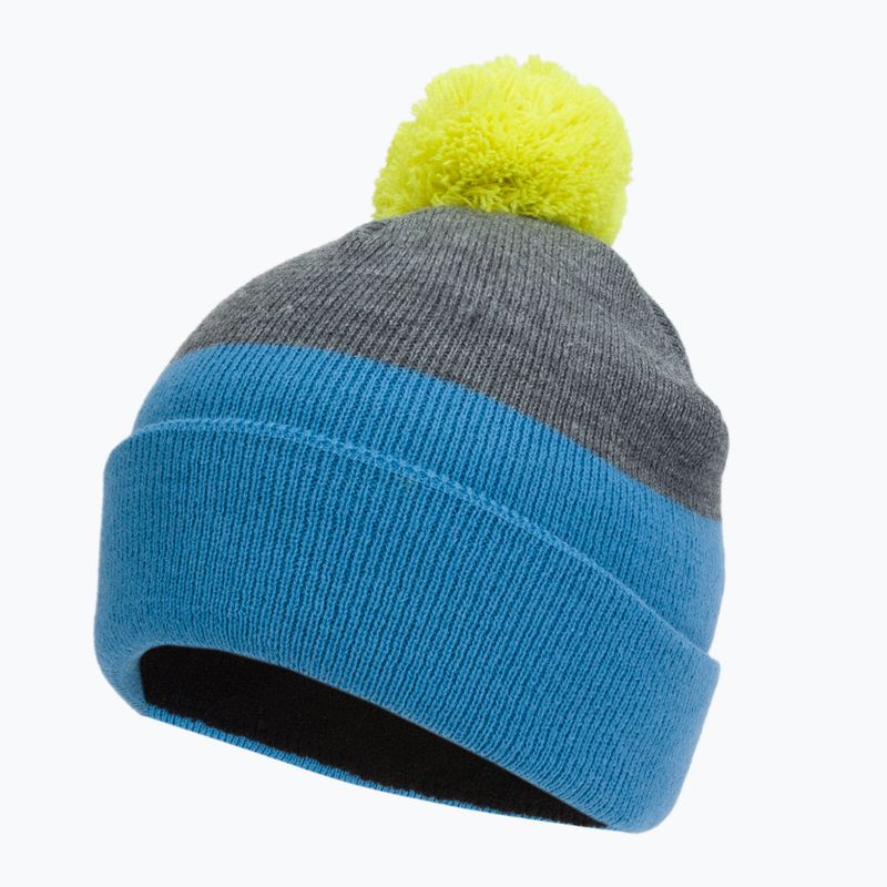 Wintermütze Kinder Color Kids Hat Beanie Colorblock blaugrau 7485 3