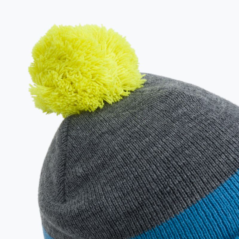 Wintermütze Kinder Color Kids Hat Beanie Colorblock blaugrau 7485 4