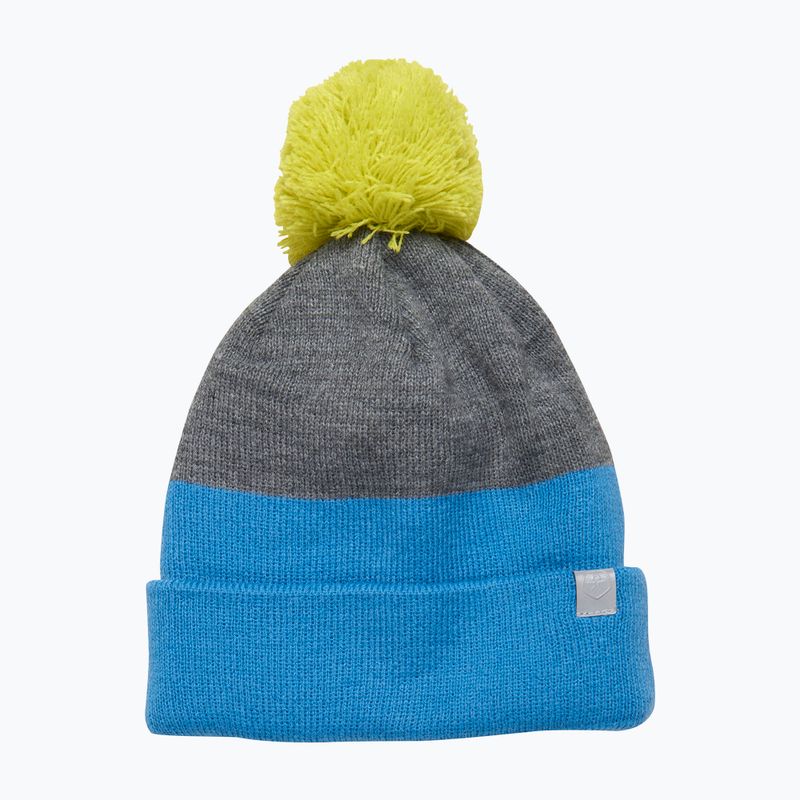 Wintermütze Kinder Color Kids Hat Beanie Colorblock blaugrau 7485 7