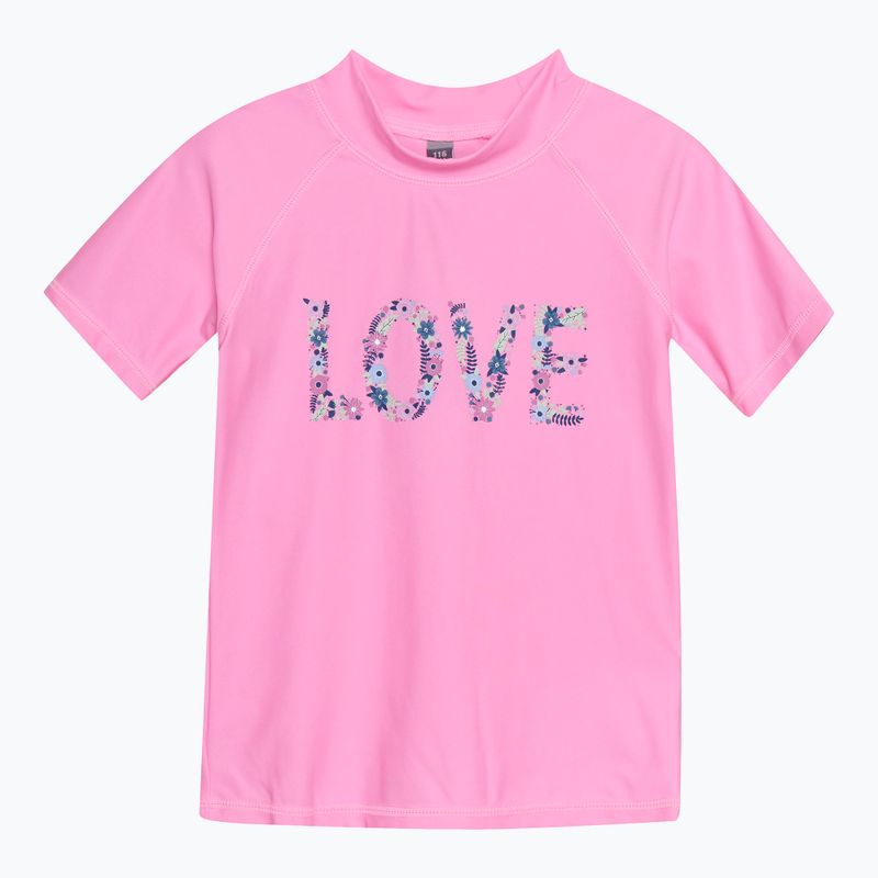 Color Kids Print Schwimmshirt rosa CO7201305708