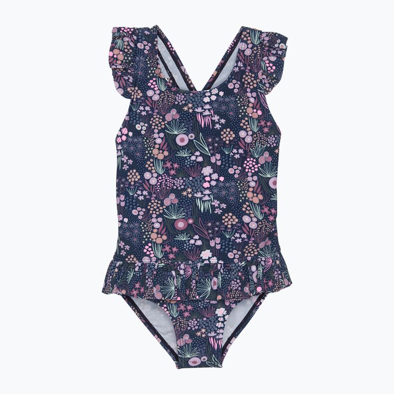 Color Kids Rüschen AOP einteiliger Badeanzug navy blau CO7200977198