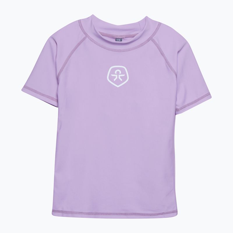 Farbe Kinder Solides lila Badeshirt CO5583571