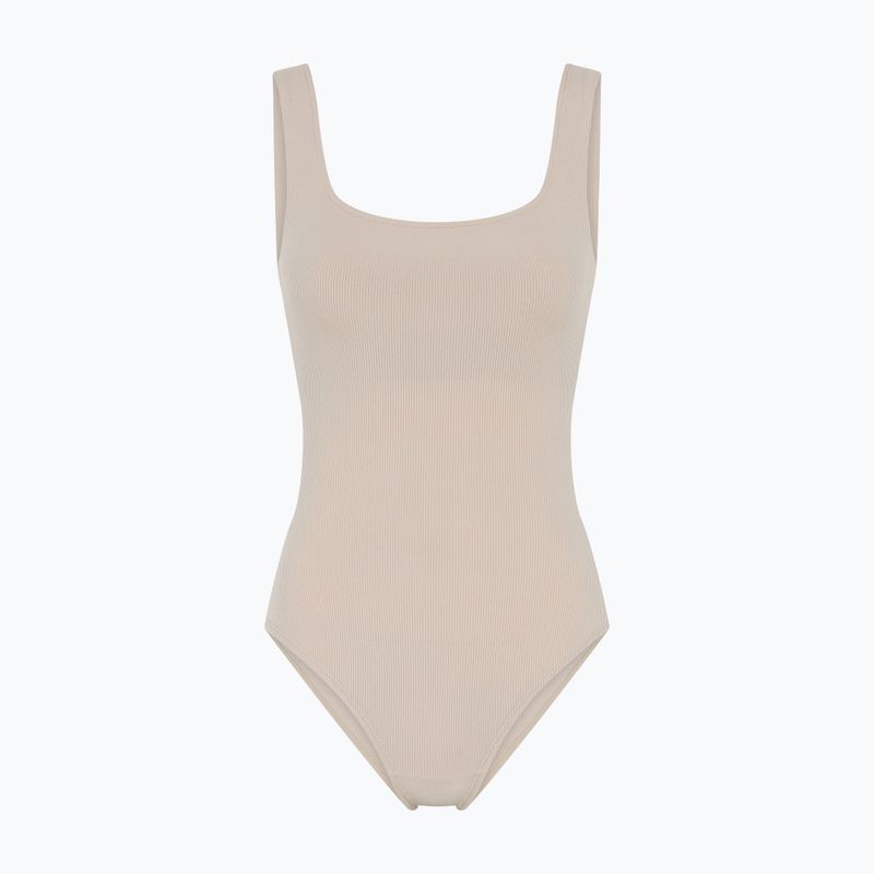 Body treningowe Damen Girlfriend Collective Penny Square Neck cream 7