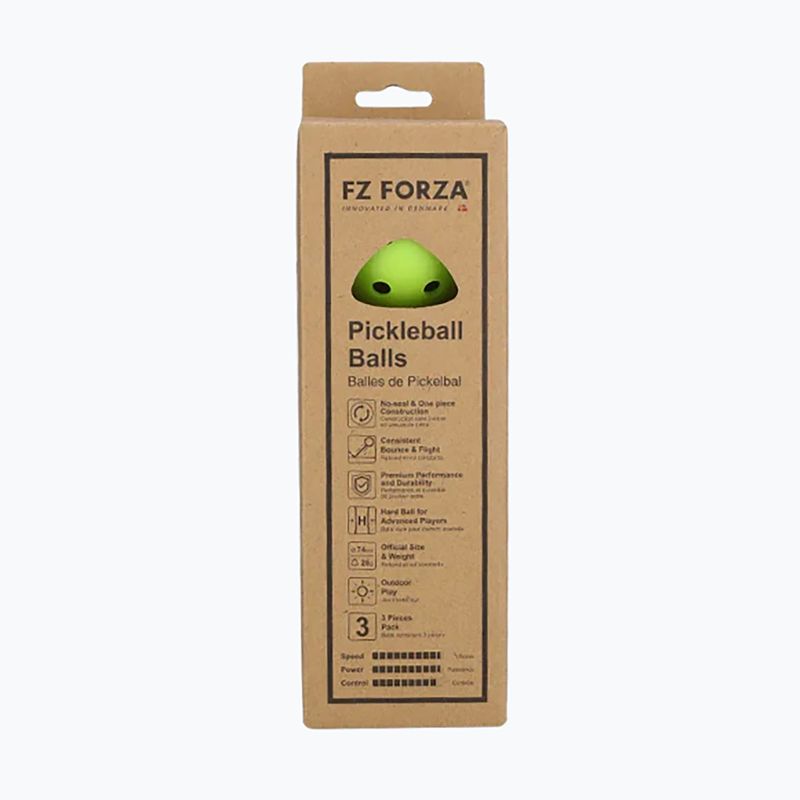 Pickleball-Bälle FZ Forza 40H 3 pack yellow 2