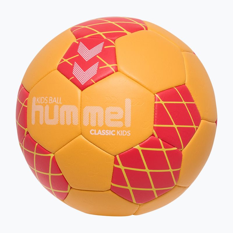 Handball für Kinder Hummel Classic HB Jr orange/red/yellow size 0 2