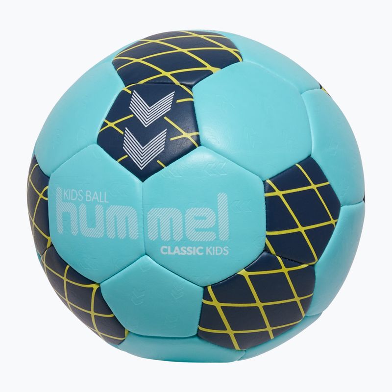 Handball für Kinder Hummel Classic HB Jr light blue/marine/yellow size 0 2