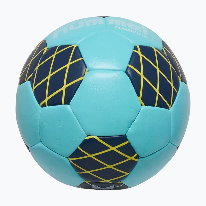 Handball für Kinder Hummel Classic HB Jr light blue/marine/yellow size 0 3