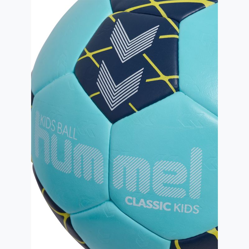 Handball für Kinder Hummel Classic HB Jr light blue/marine/yellow size 0 4
