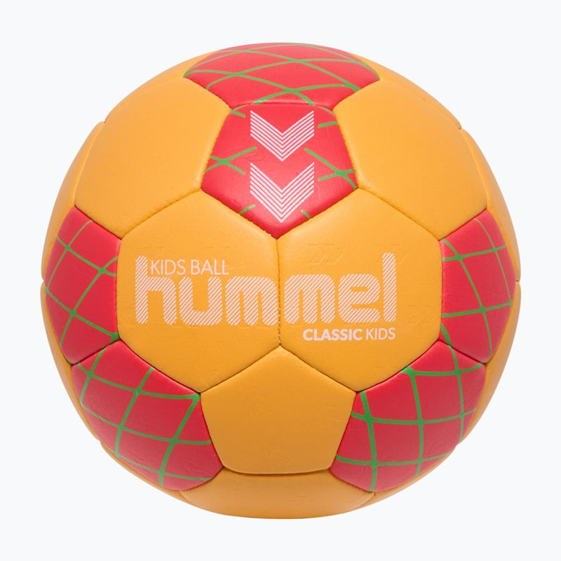 Handball für Kinder Hummel Classic HB Jr orange/red/green size 0.0