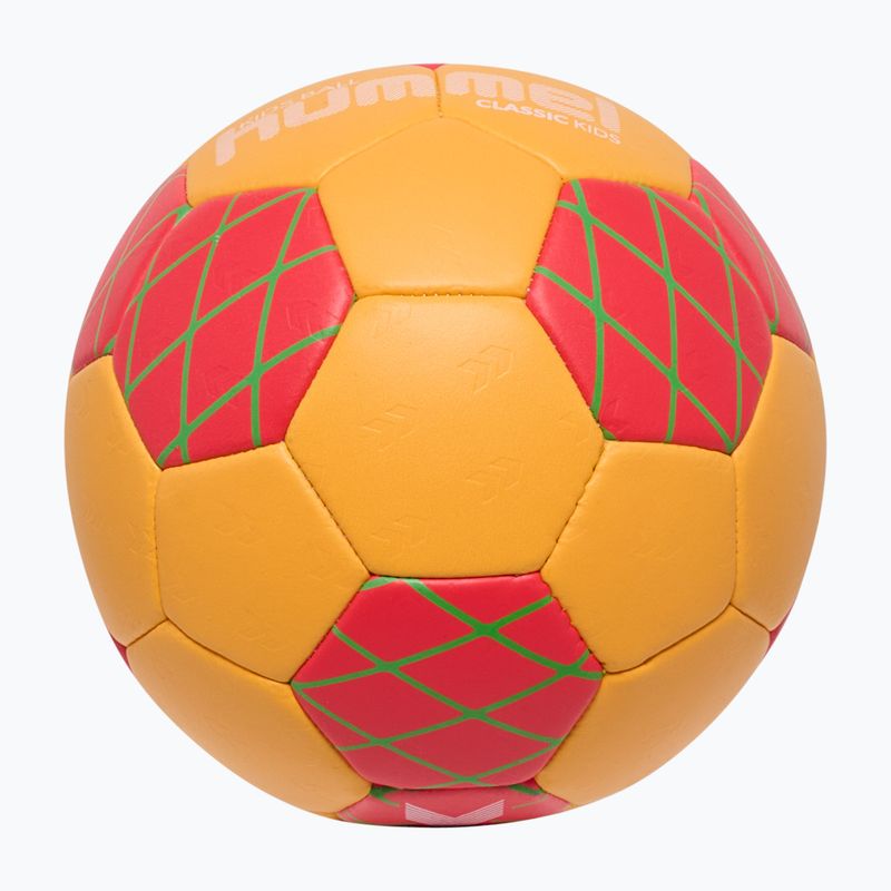 Handball für Kinder Hummel Classic HB Jr orange/red/green size 0.0 3