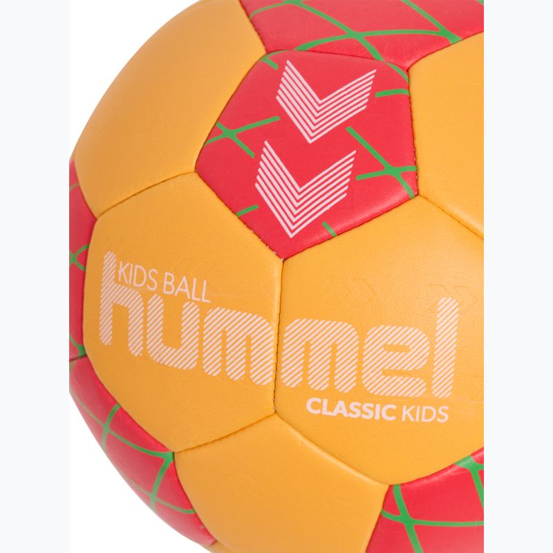 Handball für Kinder Hummel Classic HB Jr orange/red/green size 0.0 4