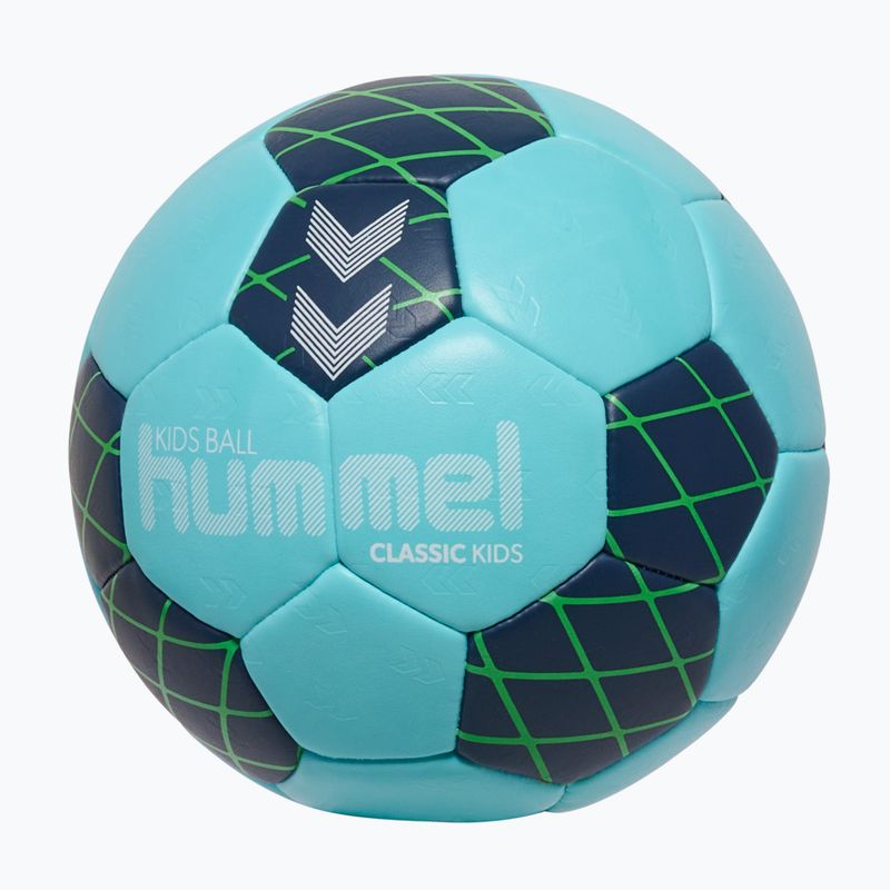 Handball für Kinder Hummel Classic HB Jr light blue/marine/green size 0.0 2
