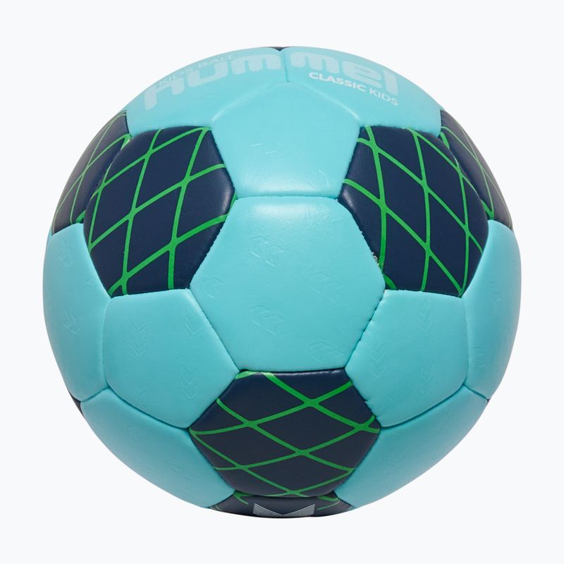 Handball für Kinder Hummel Classic HB Jr light blue/marine/green size 0.0 3