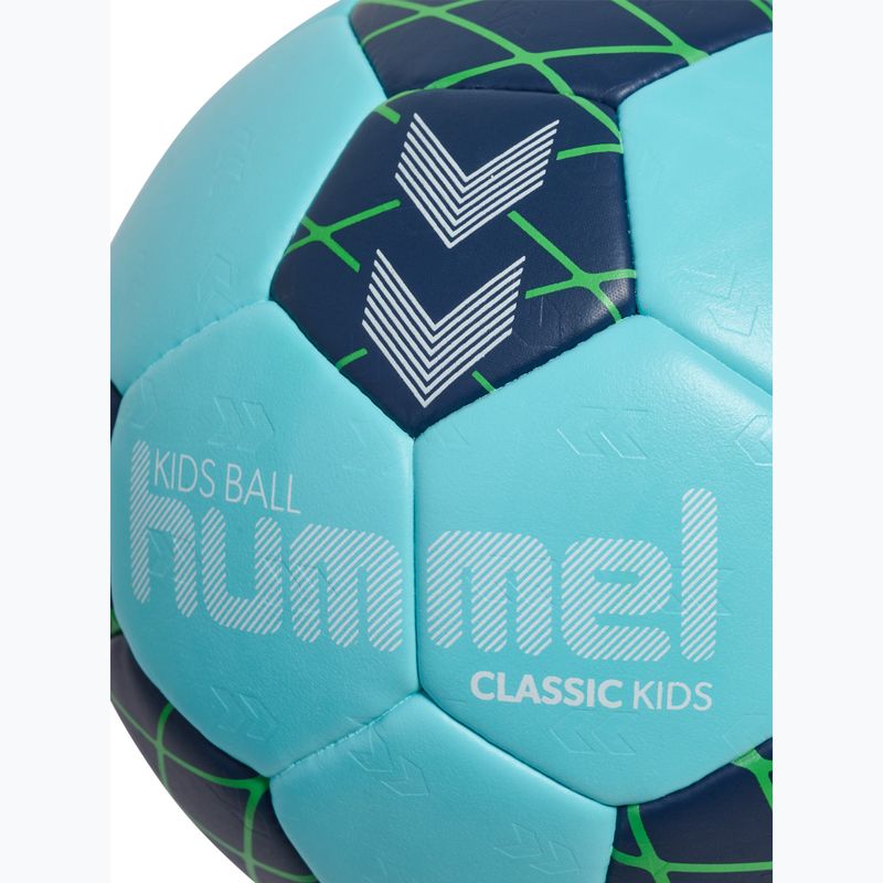 Handball für Kinder Hummel Classic HB Jr light blue/marine/green size 0.0 4