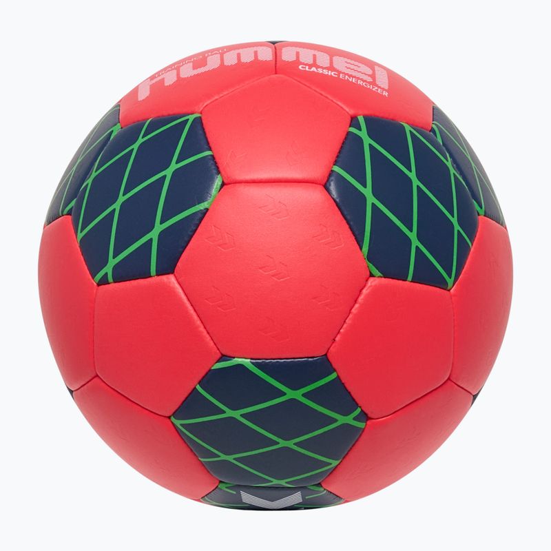 Handballball Hummel Classic Energizer red/marine/green size 0 3