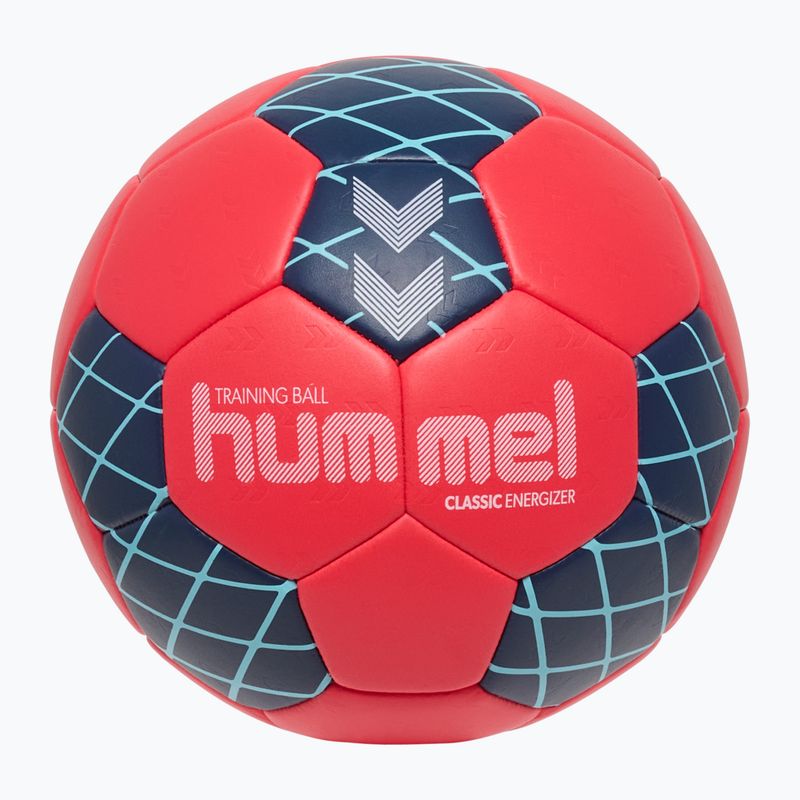 Handballball Hummel Classic Energizer red/marine/light blue size 1