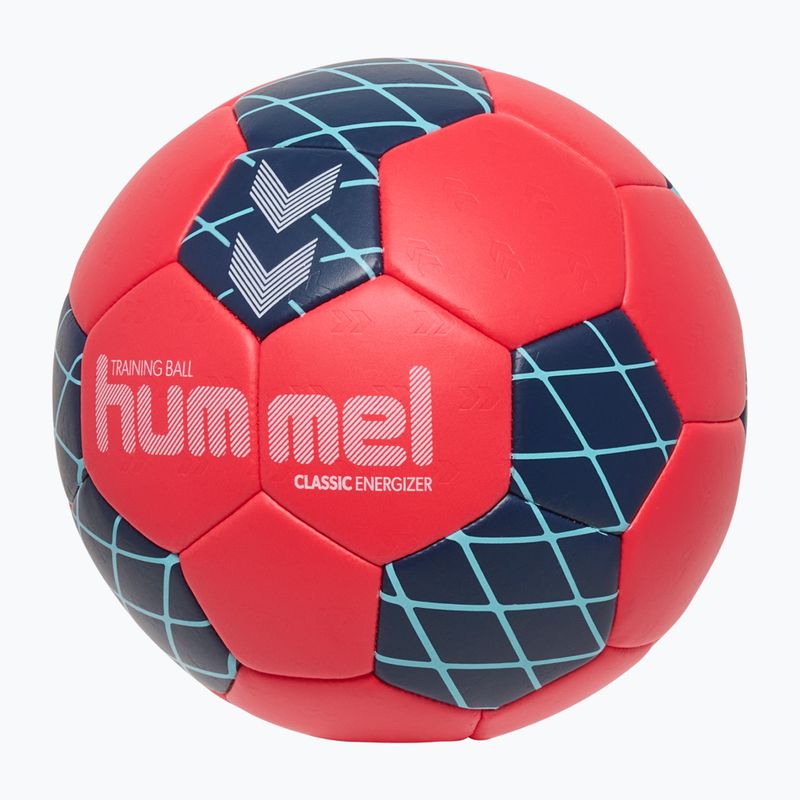 Handballball Hummel Classic Energizer red/marine/light blue size 1 2